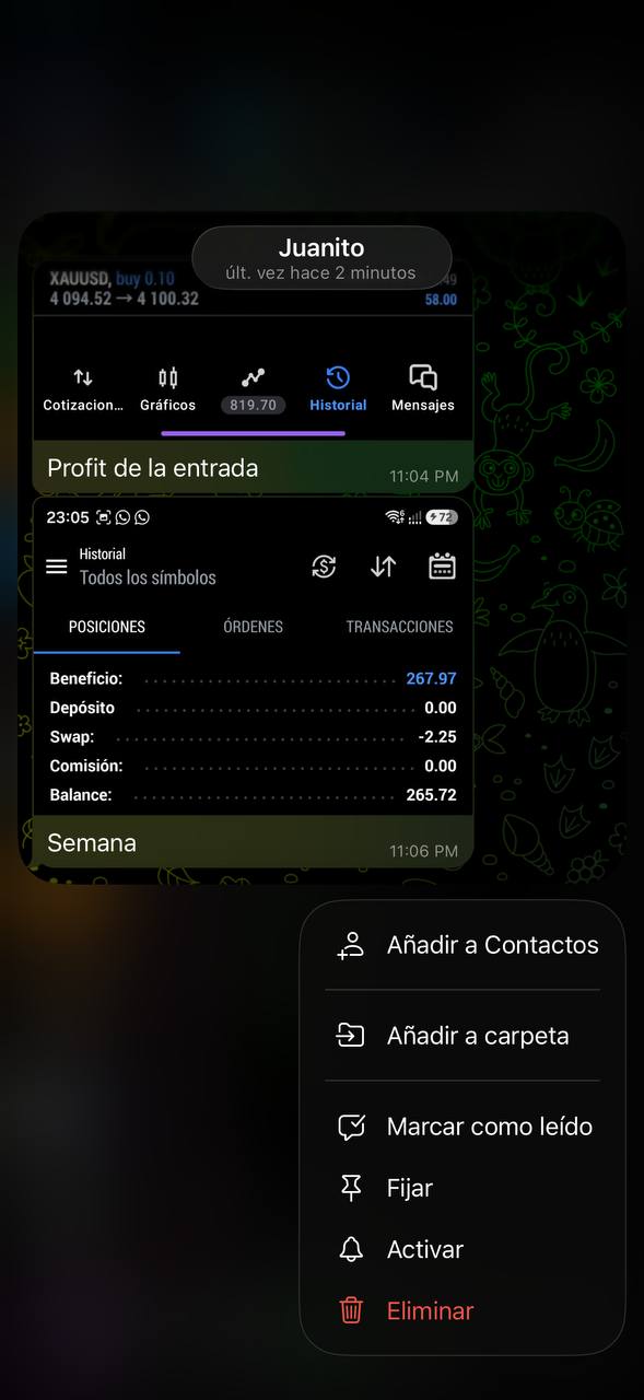 Captura de resultado Juanito